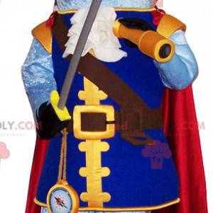 Mascotte de requin en tenue de pirate. Costume de requin -