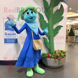 Blue Beanstalk maskot...