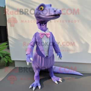 Lavendel Coelophysis maskot...