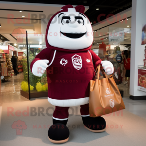 Maroon Dim Sum maskot...