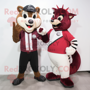 Maroon Skunk mascotte...