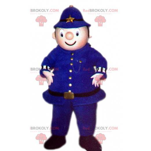 Mascota del oficial de policía. Disfraz de policía -