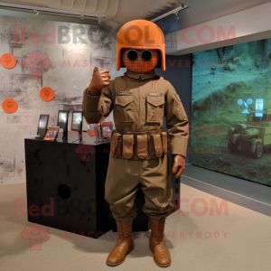 Rust Army Soldier mascotte...