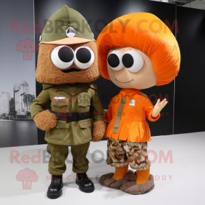 Rust Army Soldier mascotte...