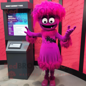 Magenta kerkhof mascotte...