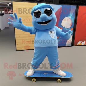 Sky Blue Skateboard...