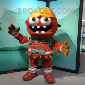 Rust Burgers maskot kostume...