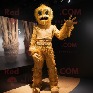 Guld Scarecrow maskot...