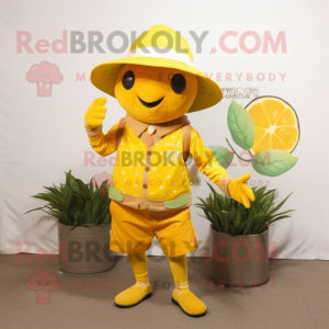 Rust Lemon mascotte kostuum...