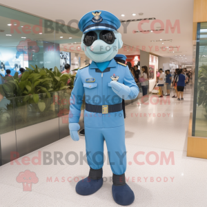 nan Air Force Soldier mascot costume character dressed with a Swimwear and Shoe laces