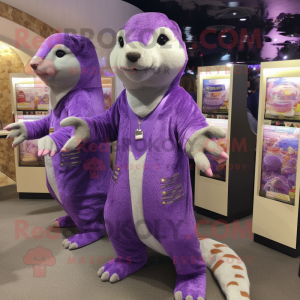 Lavendel Mongoose mascotte...