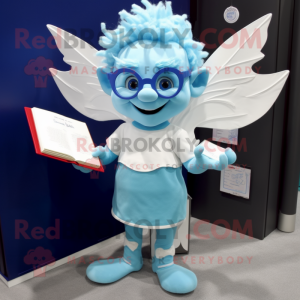 Sky Blue Tooth Fairy maskot...