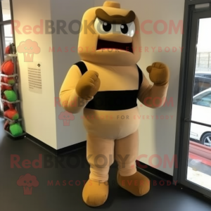 Tan Boxing Glove mascotte...