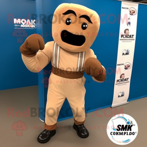 Tan Boxing Glove mascotte...