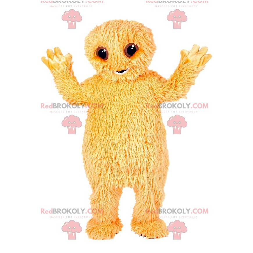 Mascot little yellow furry monster. - Redbrokoly.com