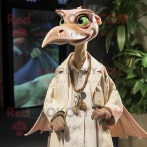 Beige Pterodactyl maskot...