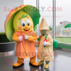 Peach Pot Of Gold maskot...