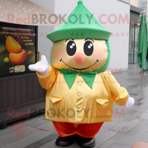 Peach Pot Of Gold maskot...