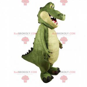 Mascotte coccodrillo super divertente. Costume da coccodrillo -