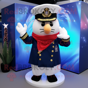 Navy Chief maskot kostym...
