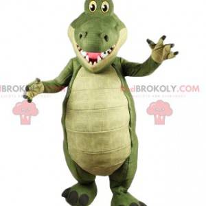 Mascotte coccodrillo super divertente. Costume da coccodrillo -