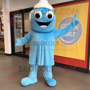 Sky Blue Bagels mascotte...