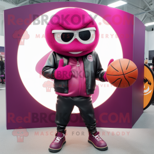 Magenta Basketball Ball...