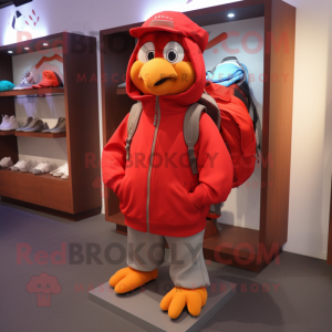 Red Dove maskot kostume...