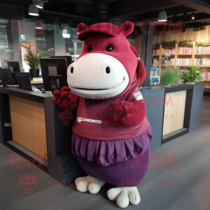 Maroon Hippopotamus...