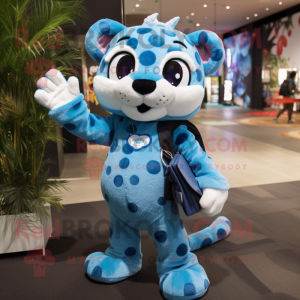 Blue Leopard mascotte...