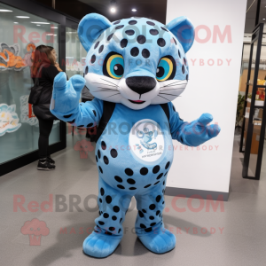 Blue Leopard mascotte...