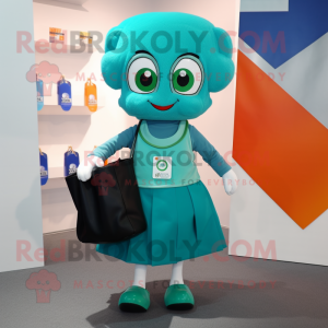 Turquoise Ierse vlag...