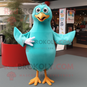 Turquoise Gull mascotte...