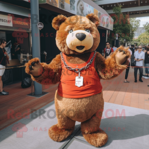 Rust teddybeer mascotte...