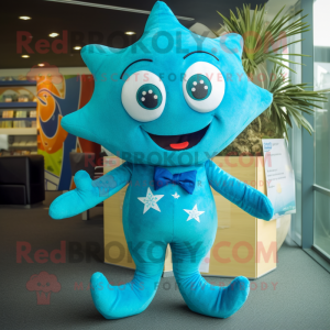 Turkis Starfish maskot...