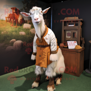 Rust Boer Goat maskot...