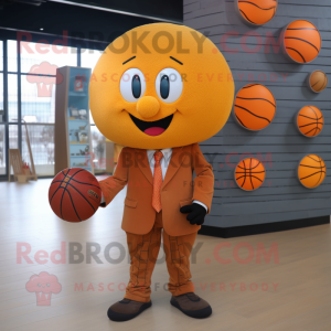 Rust Basketball Ball maskot...