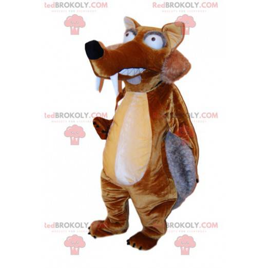 Maskottchen von Scrat, dem berühmten Eichhörnchen der Eiszeit!