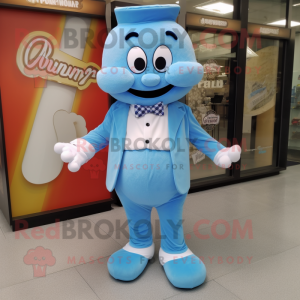 Sky Blue Armbandsur maskot...