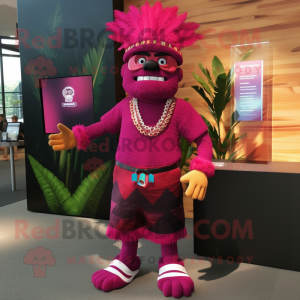 Magenta Chief mascotte...