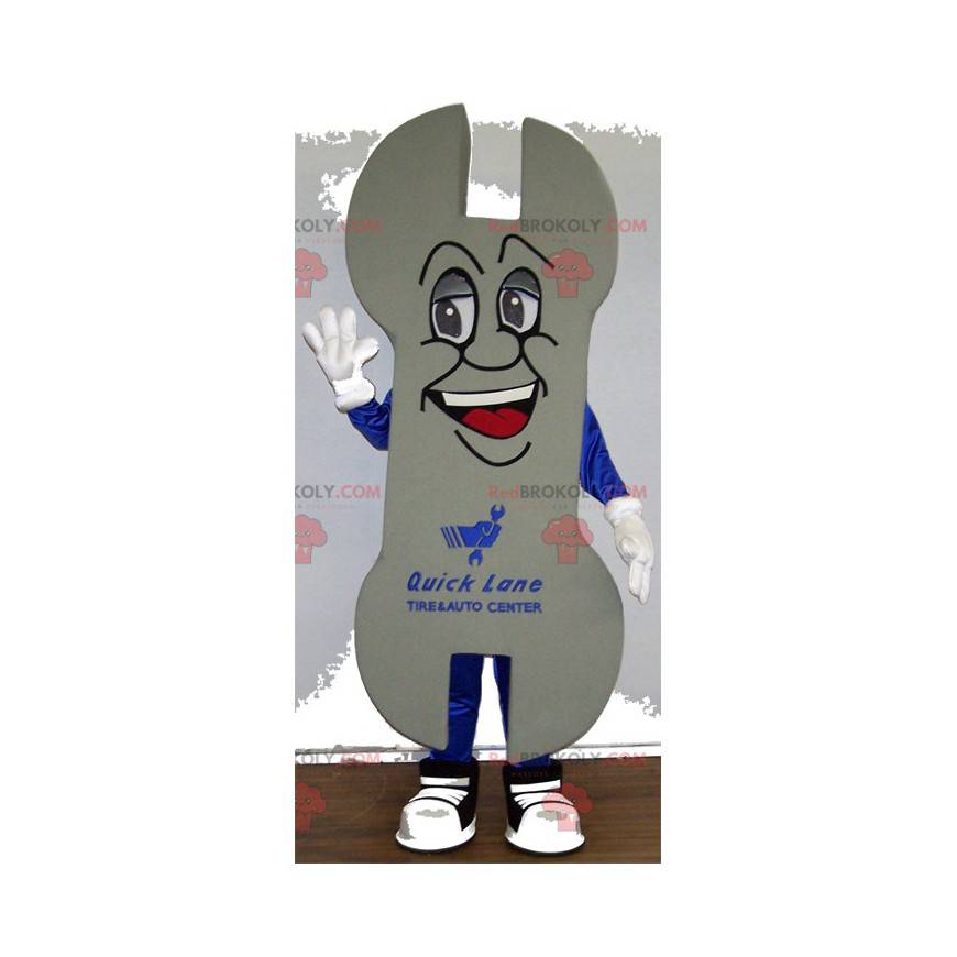 Serviceable plans Fall Gray wrench mascot. Wrench costume - Our mascots Sizes L (175-180CM)