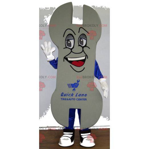 Gray wrench mascot. Wrench costume - Redbrokoly.com