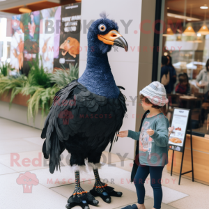 Navy Guinea Fowl maskot...