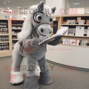 Grey Mare maskot kostume...