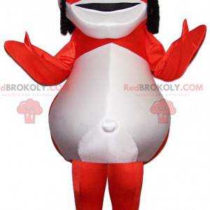 Mascotte de poisson chat rouge. Costume de poisson chat -