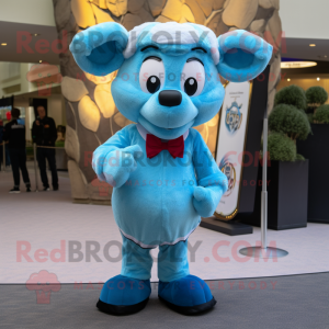 Sky Blue Ram mascotte...