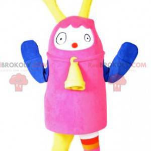 Character mascot with yellow antlers - Redbrokoly.com