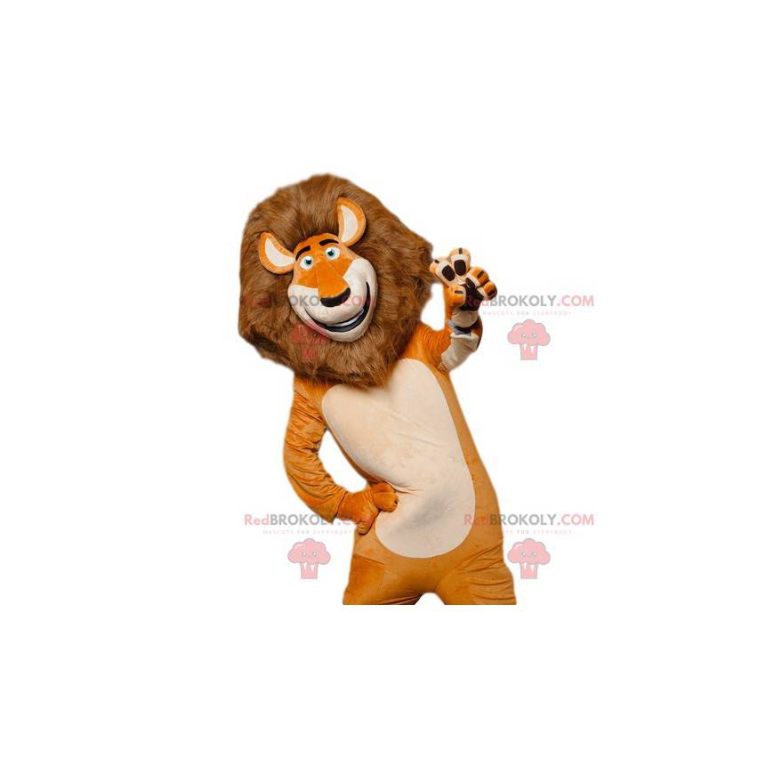 Mascot Alex, the famous lion of Madagascar - Redbrokoly.com