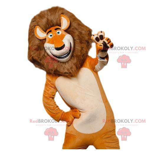Mascot Alex, the famous lion of Madagascar - Redbrokoly.com