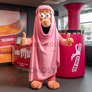 Pink Currywurst maskot...